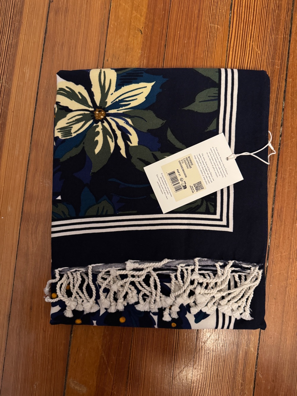Sézane x Inoui Editions NWT Robbie Fouta Towel in Chatou Print - Picture 5 of 5